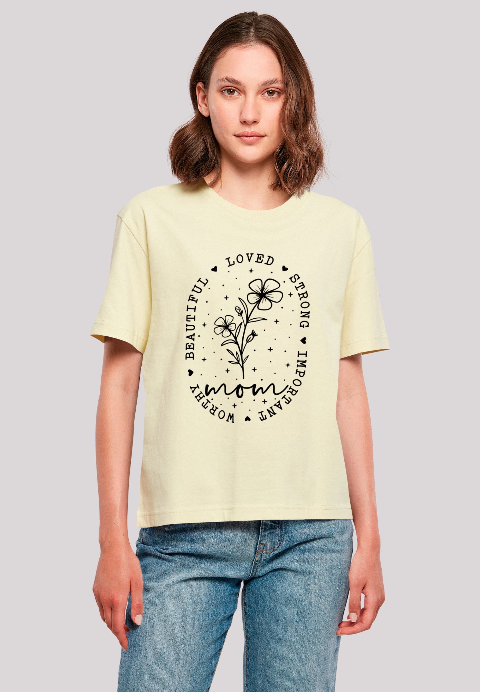 F4NT4STIC T-Shirt "Mothers Day Black Art Print for Mom Best Mom Ever", Prem günstig online kaufen