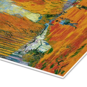 Posterlounge Forex-Bild Vincent van Gogh, L'Allee des Alyscamps, Wohnzimmer Malerei