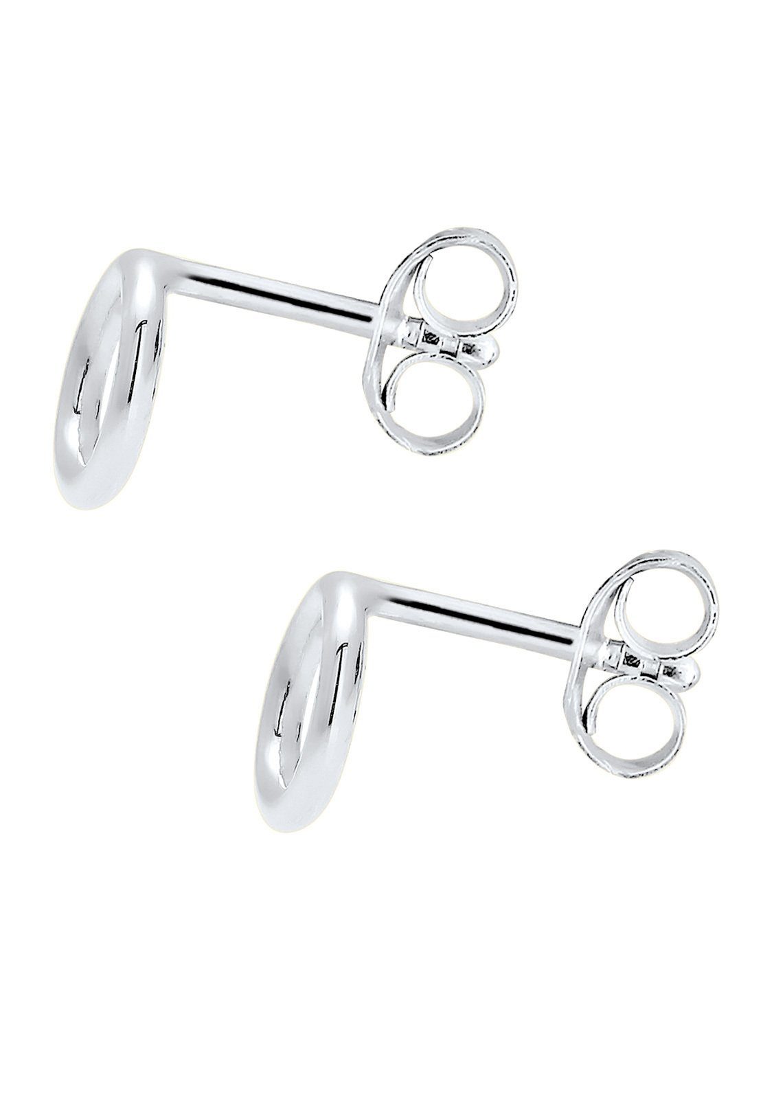 Elli Paar Ohrstecker Basic Kreis Geo Minimal Filigran 925 Silber, Geo
