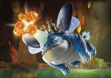 Playmobil® Konstruktions-Spielset Dragons: The Nine Realms - Plowhorn & D'Angelo (71082), (17 St), Made in Germany