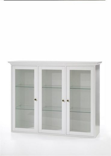 ebuy24 Vitrine »Venedig Vitrinenwandschrank mit 3 Glastüren, Breit