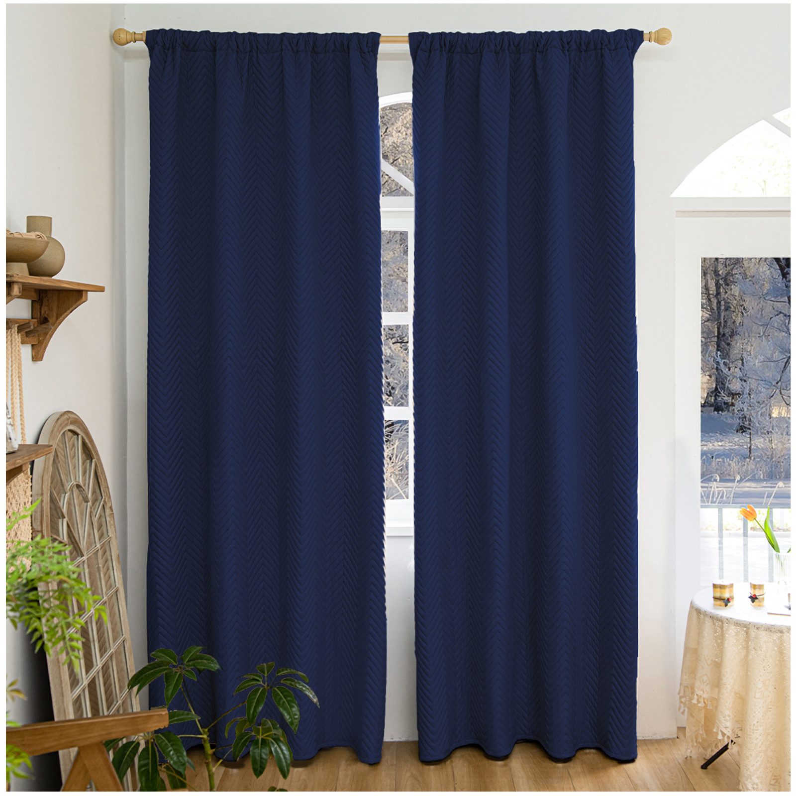 Qelus Gardine Thermovorhang Kälteschutz,Kälteschutzvorhang Wärmeschutzvorha günstig online kaufen