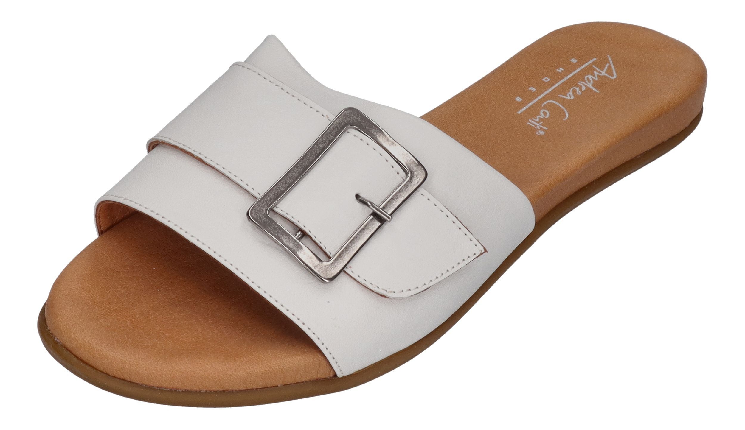 Andrea Conti 0455904 Pantolette weiß günstig online kaufen
