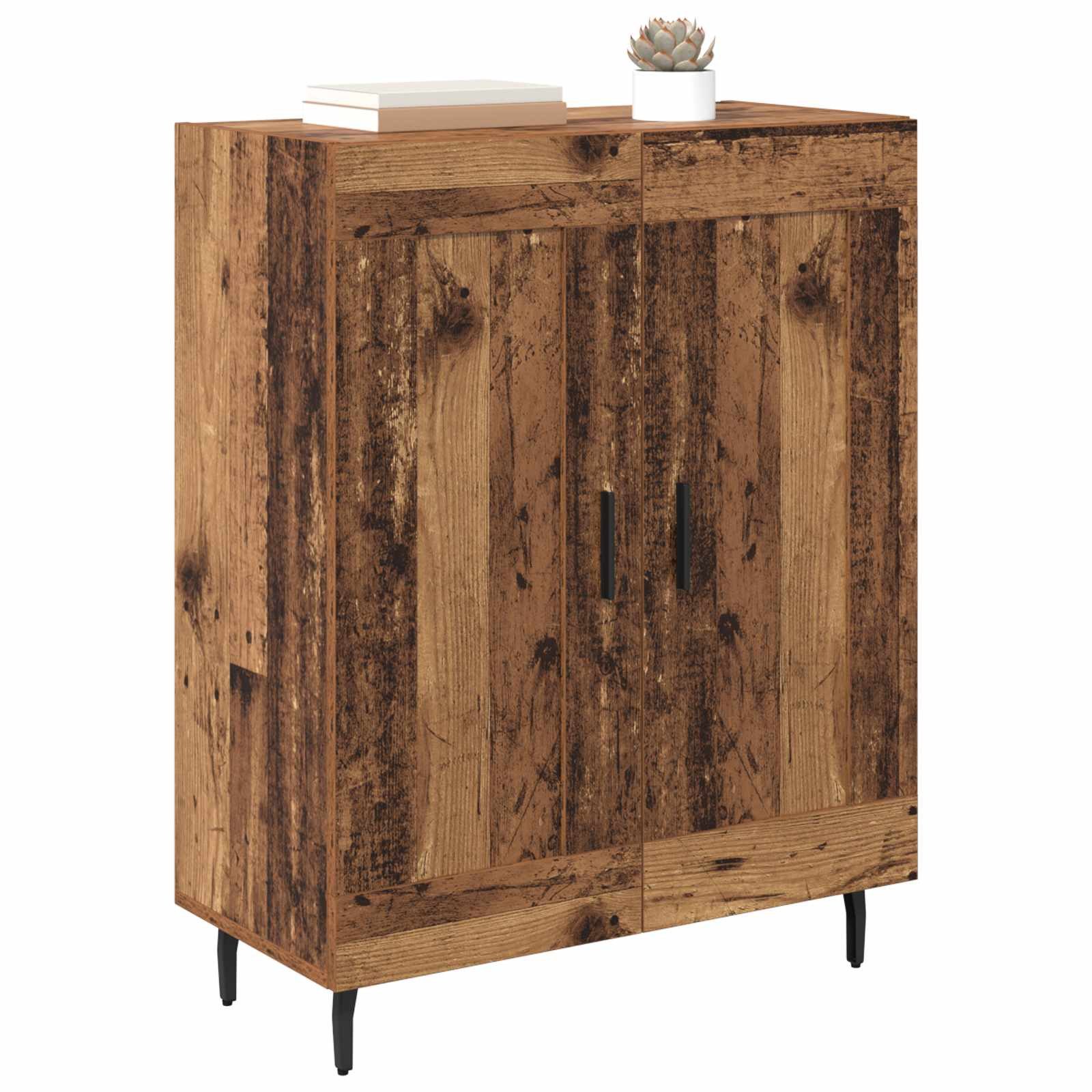 vidaXL Sideboard Sideboard Altholz 69,5 x 34 x 90 cm Verbundholz und Eisen (1 St)