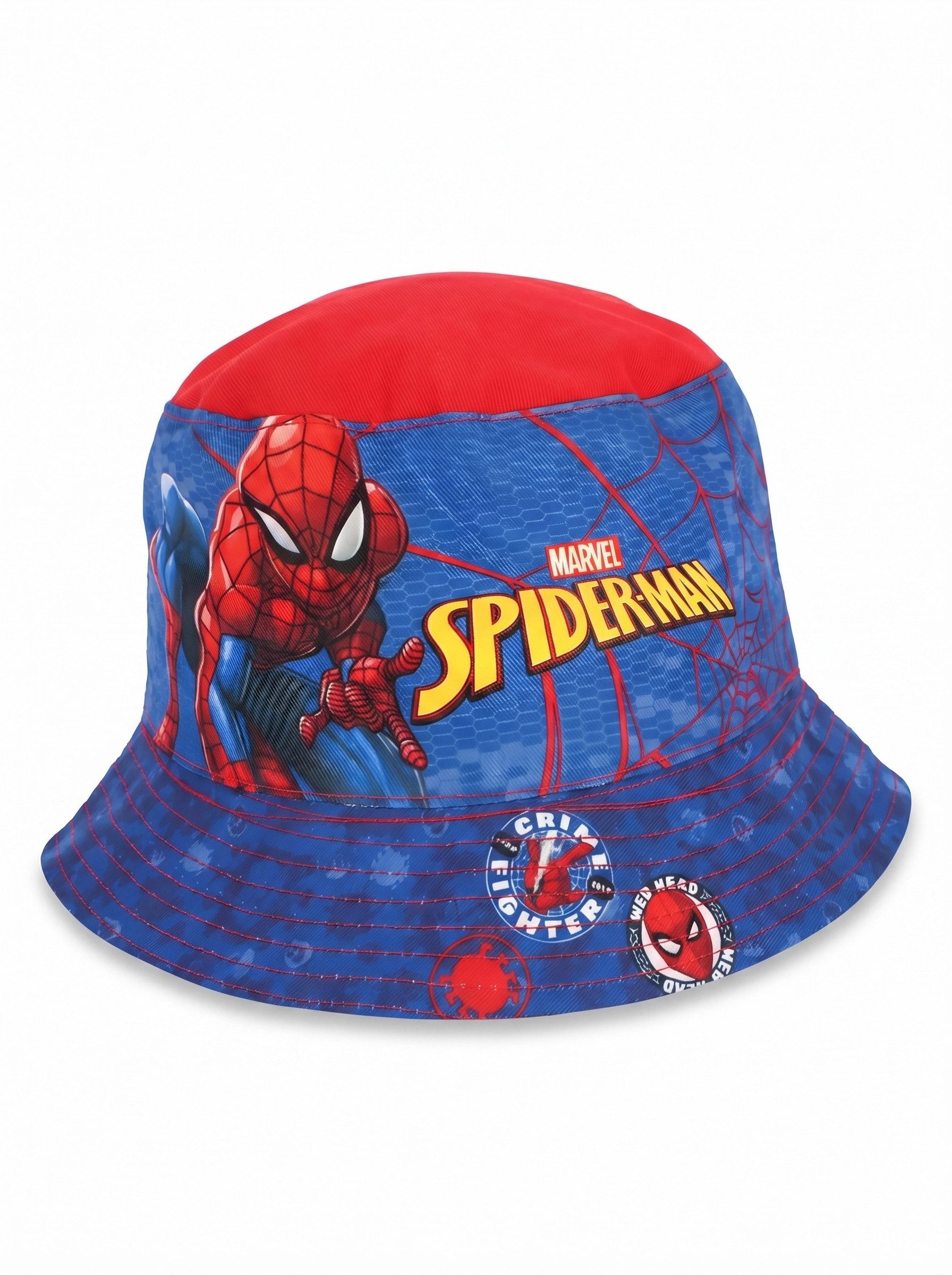 MARVEL Fischerhut Marvel Spiderman Jungen Kinder Fischermütze Fischerhut Sommerhut