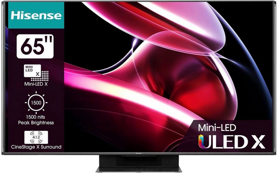 Hisense 65UXKQ Mini-LED-Fernseher (164 cm/65 Zoll, 4K Ultra HD, Smart-TV)