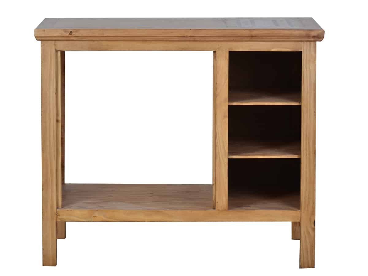 MiaMöbel Herdumbauschrank Mexico aus massivem Pinienholz Honig