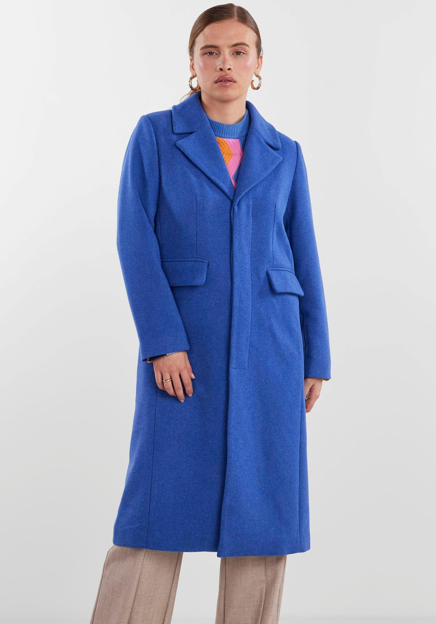 WOOL COAT S. Y.A.S MIX NOOS LS YASLIMA Langmantel