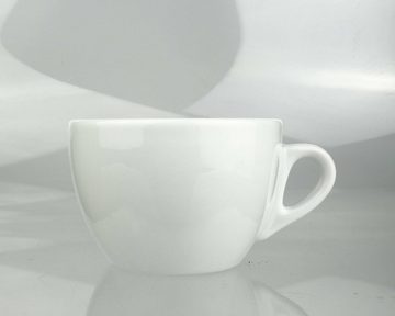 Ancap Cappuccinotasse dickwandig, weiss, Made in Italy, 180 ml