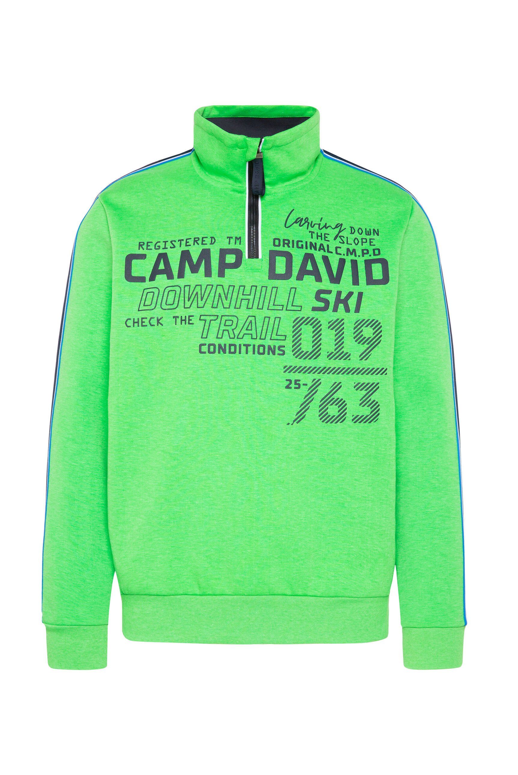 CAMP DAVID Bonded-Jersey aus Sweater