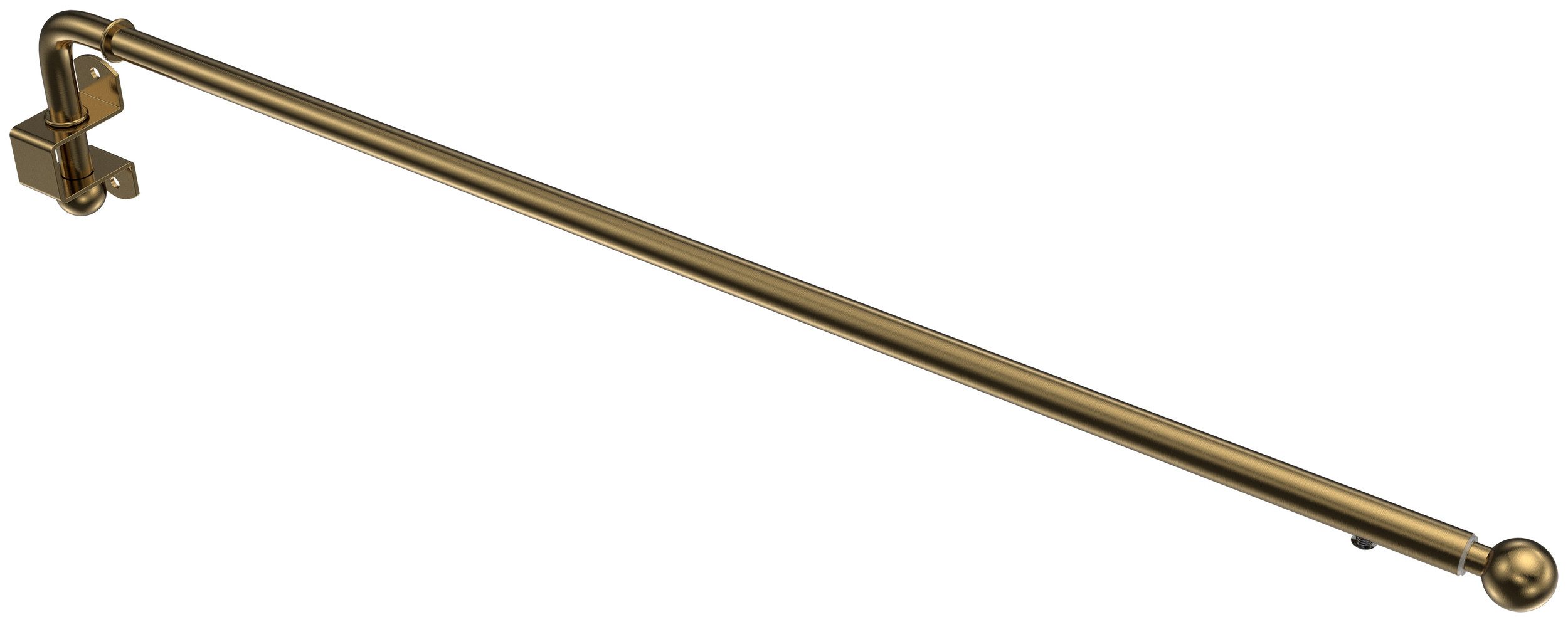 INTERDECO Schwenkstange Cassina, ausziehbar, Wandmontage, Metall, günstig online kaufen