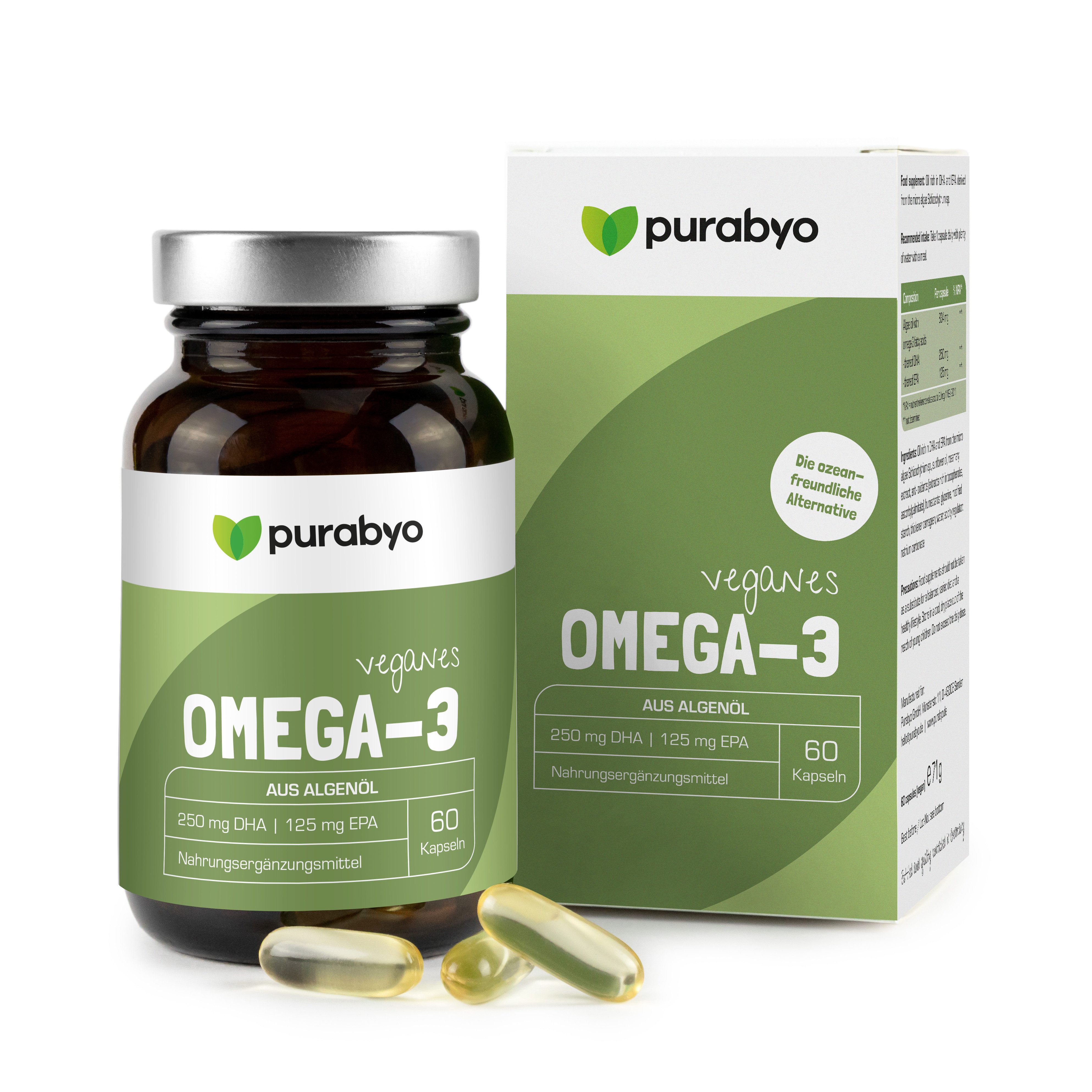 Omega-3 Algenöl Kapseln