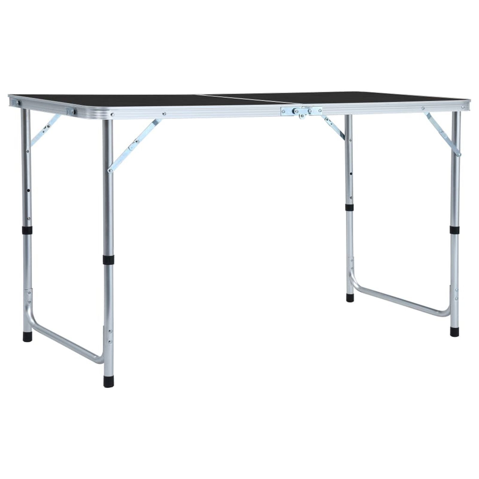 Campingtisch Campingtisch Klappbar Grau Aluminium 120x60 cm