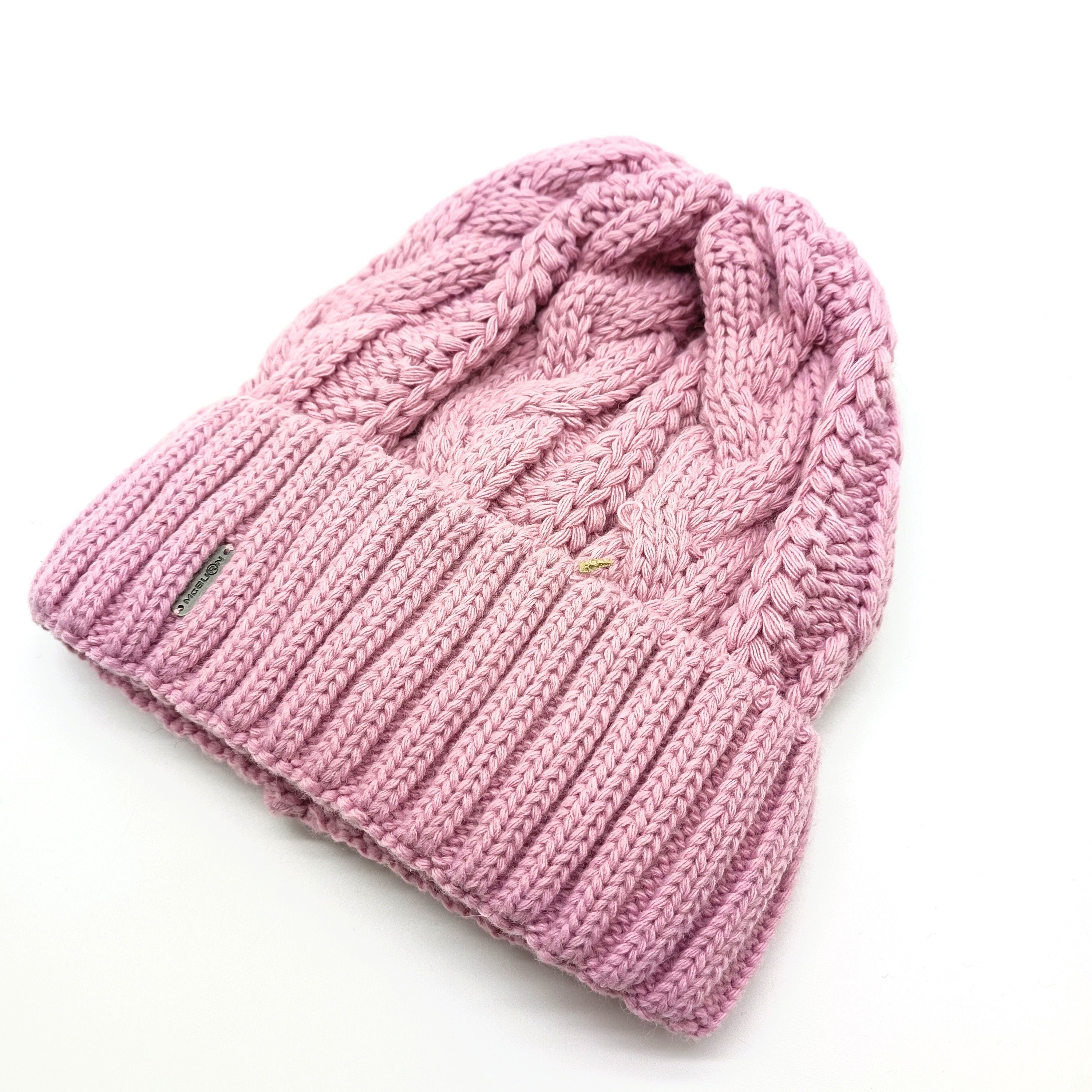 McBurn Strickmütze Mc Burn Mütze rosa