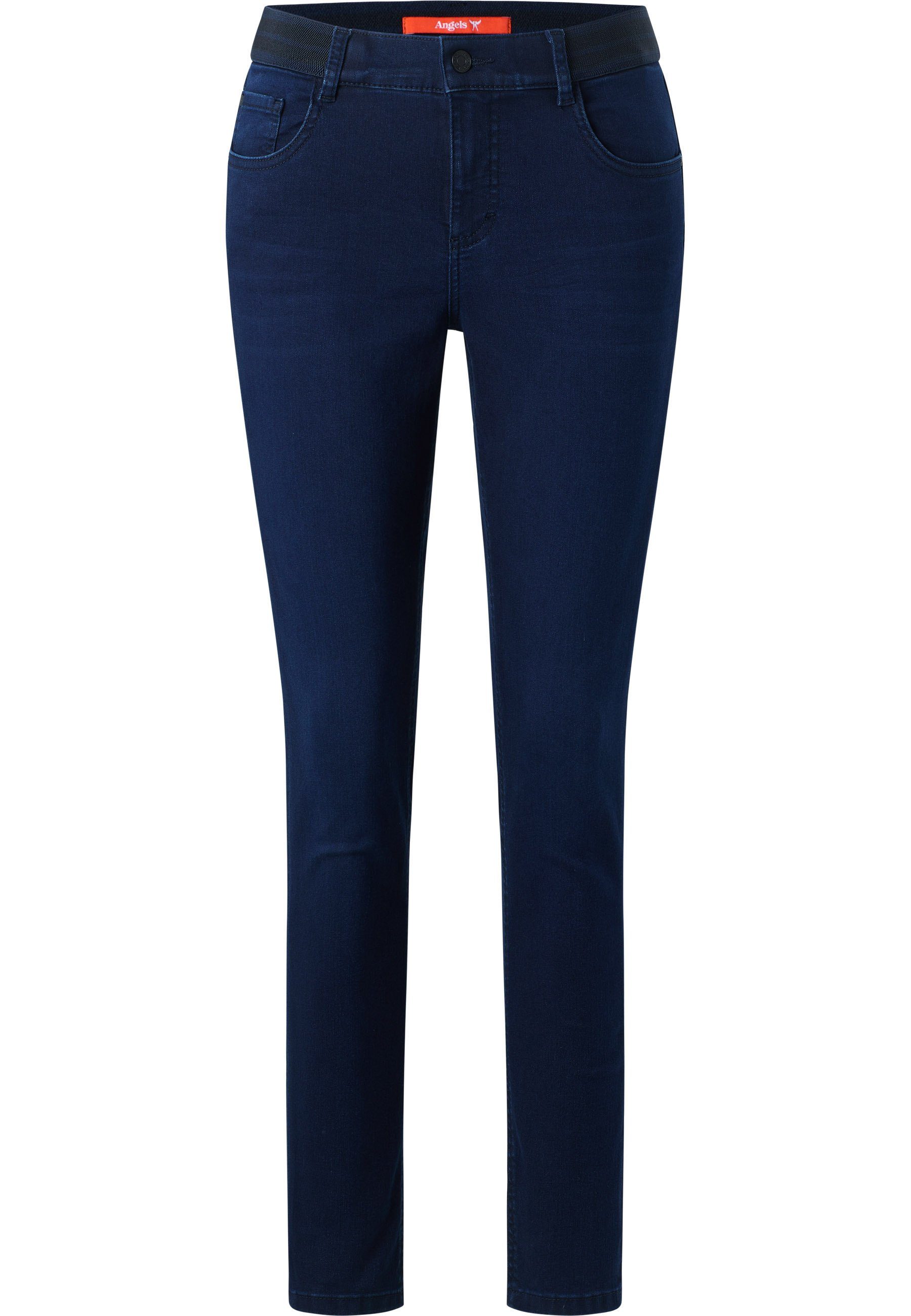 indigo Label-Applikationen Stretch-bund Slim-fit-Jeans One Size Mit mit Jeans ANGELS