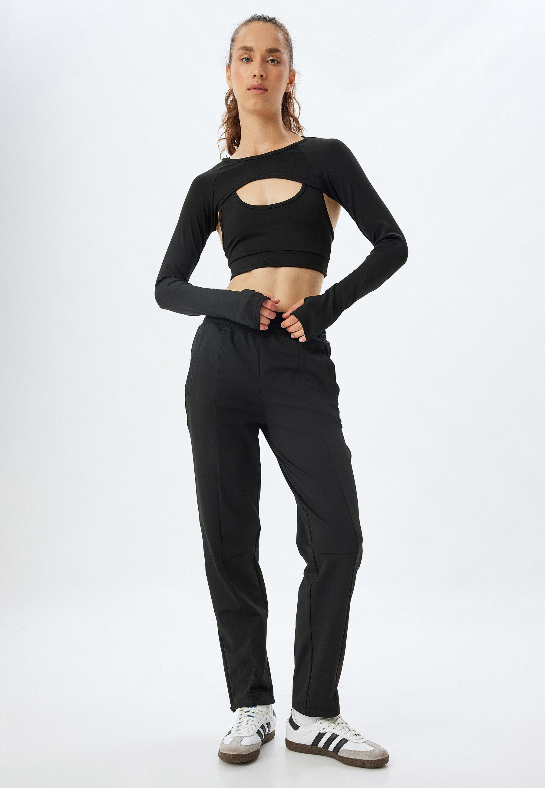 Koton Sweathose Wide Leg Straight Sweathose