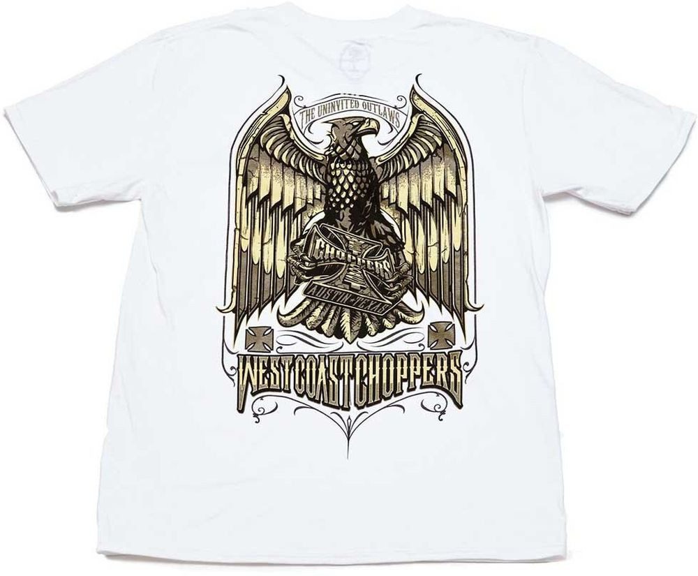 West Coast Choppers T-Shirt Uninvited Outlaws Tee White