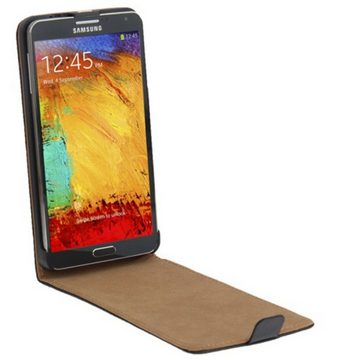 König Design Handyhülle Samsung Galaxy Note 3, Samsung Galaxy Note 3 Handyhülle Backcover Schwarz