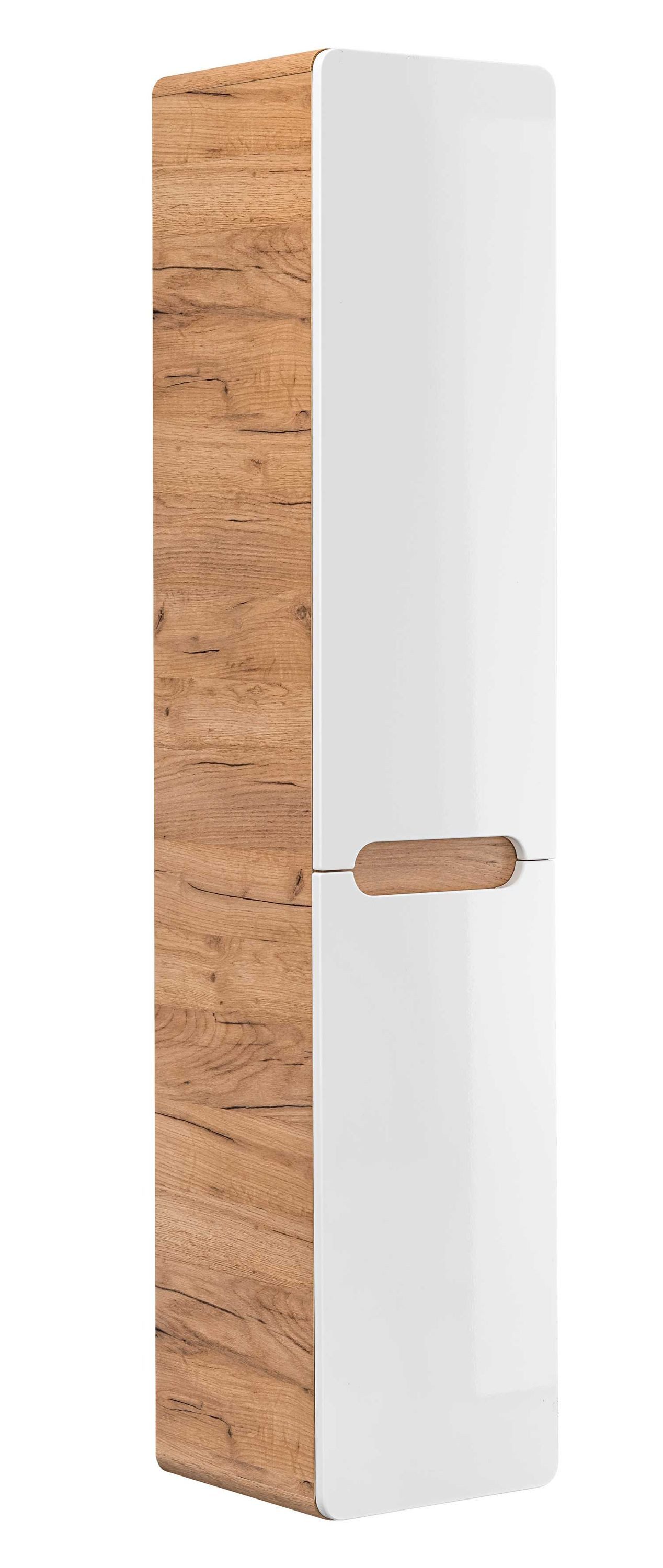 Feldmann-Wohnen Hochschrank Aruba (1-St) 35x35x170cm Farbe wählbar 2-türig