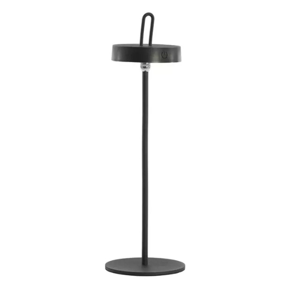Light & Living Tischleuchte LED Tischleuchte AMPEHA von Light & Living Ø13x47 cm Lampe Schwarz, mit Leuchtmittel