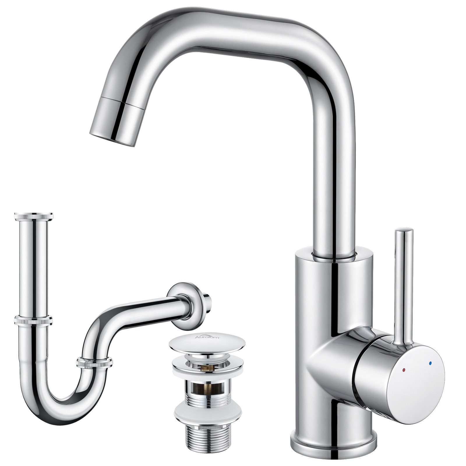 Auralum Max Waschtischarmatur 360° Wasserhahn Badarmatur günstig online kaufen