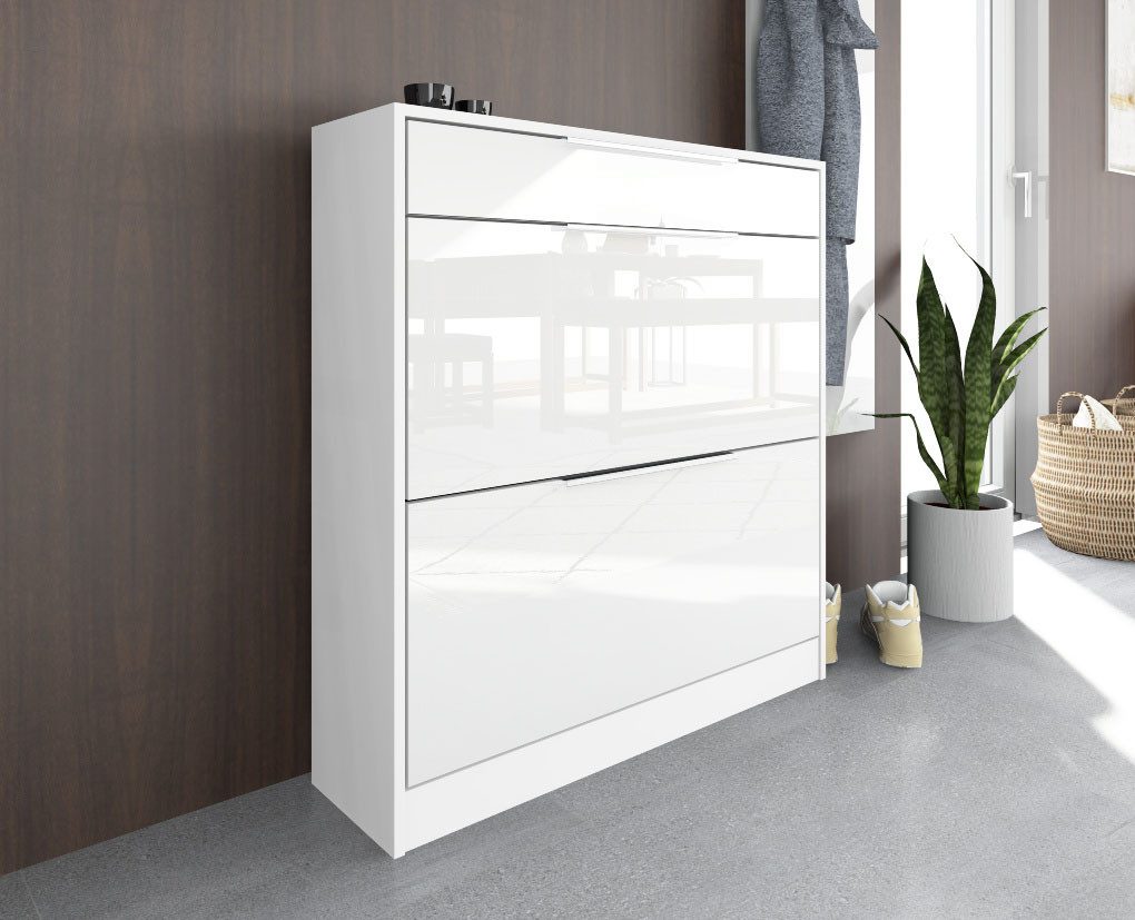 borchardt Möbel Schuhschrank Oliva Stehende Montage, Wandmontage & Glasböden unter Mehr aus der Serie