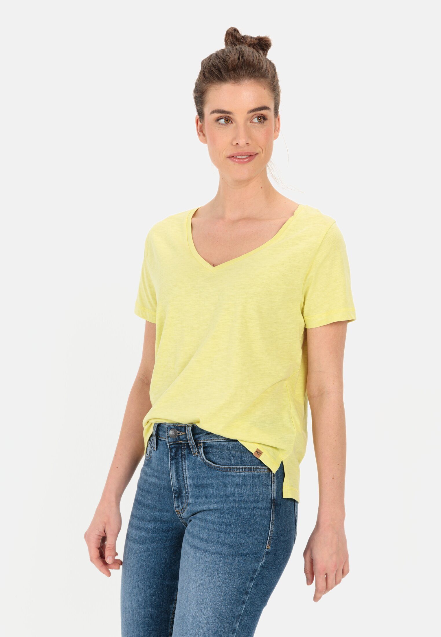camel active T-Shirt V-Neck T-Shirt aus günstig online kaufen