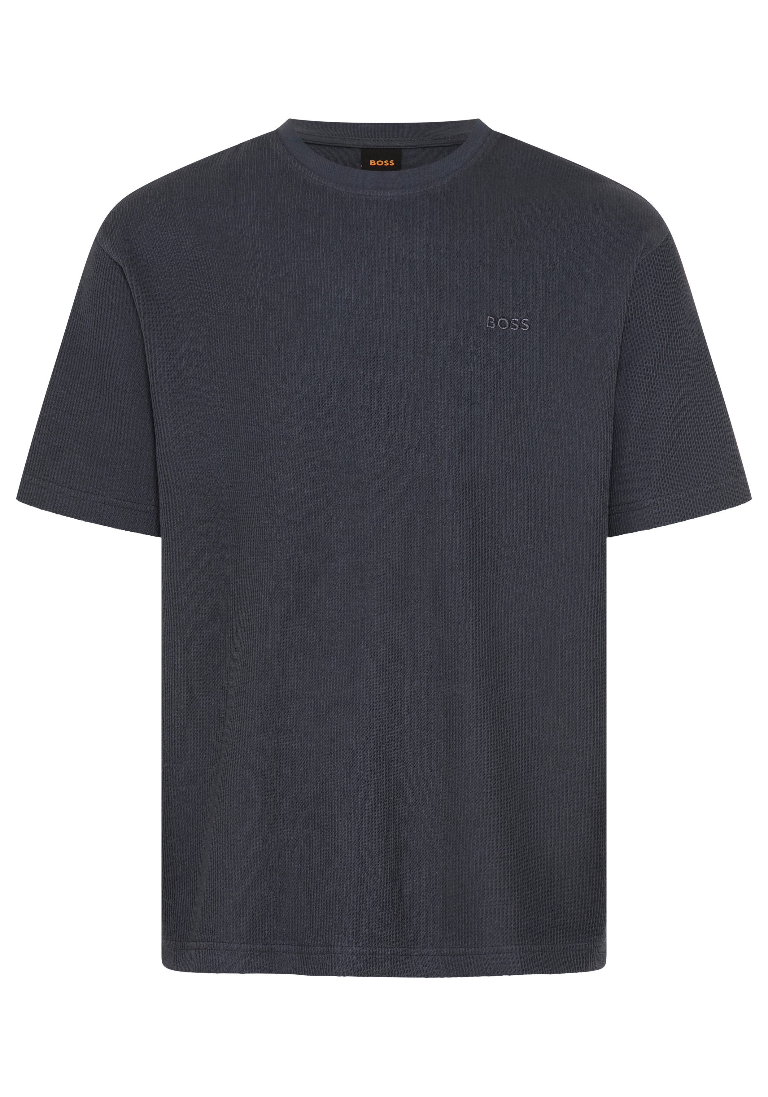 BOSS ORANGE T-Shirt Rundhalsausschnitt, Relaxed Fit, tonales Logo