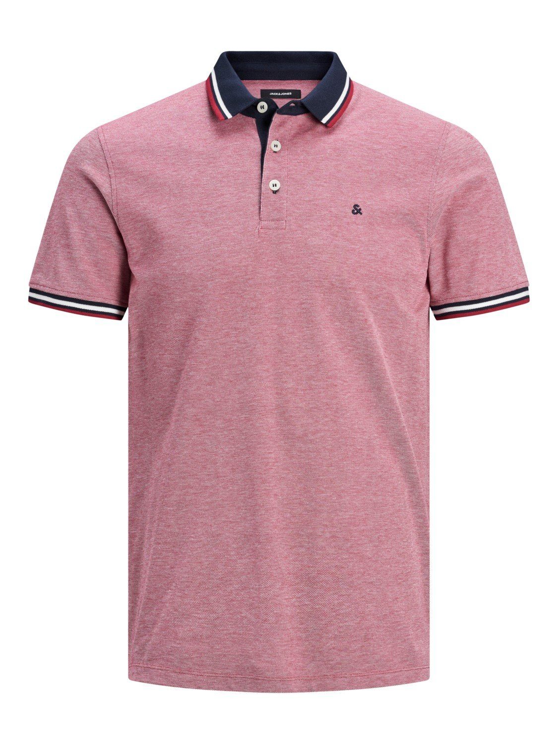 Jack & Jones Poloshirt 3613 - 12136668 (1-tlg) SS POLO in JJEPAULOS Rot