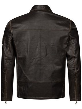 Rock Creek Lederjacke Herren Leder Jacke H-351