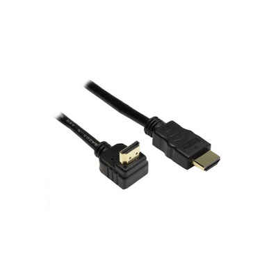 VARIA High-Speed-HDMI-Kabel mit Ethernet, Winkelstecker oben, 2 m HDMI-Kabel, HDMI, HDMI (200,00 cm)