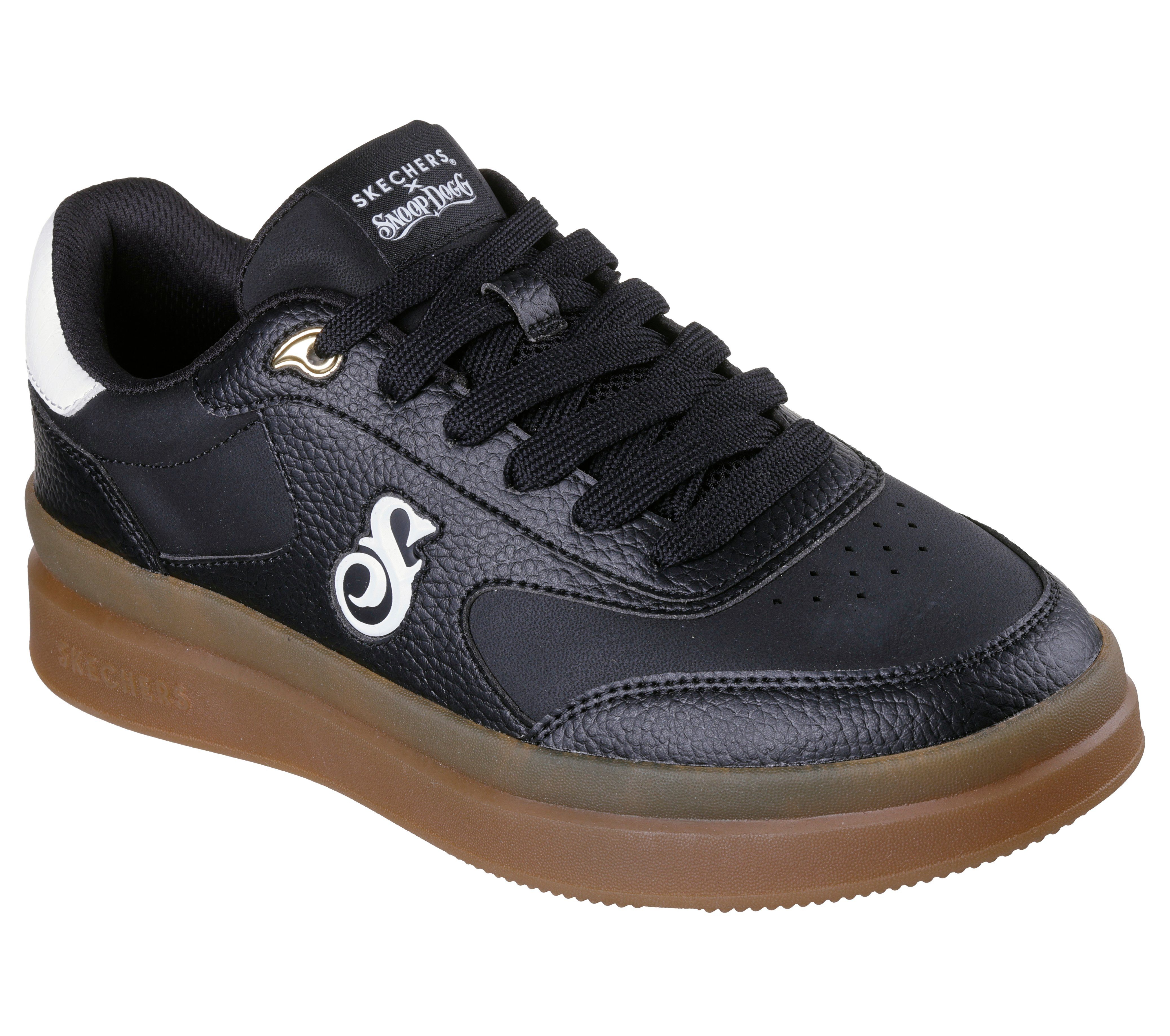 Skechers COURTSIDE-CALI DUDEZ Sneaker Snoop Dogg Schnürschuh mit Kontrastbesätzen