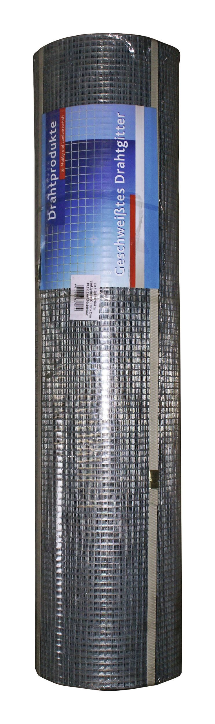 Hanseatischer Drahthandel Schweißgitter, Punktgeschweißte Gitter 25m 12,7 x 12,7 x 1,05 x 1020 mm verzinkt