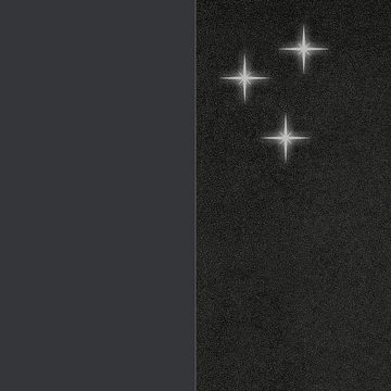 rauch Nachtkommode Koluna, mit Hochglanzfront, 2 Schubkästen, inkl. 3er-Set Filzboxen