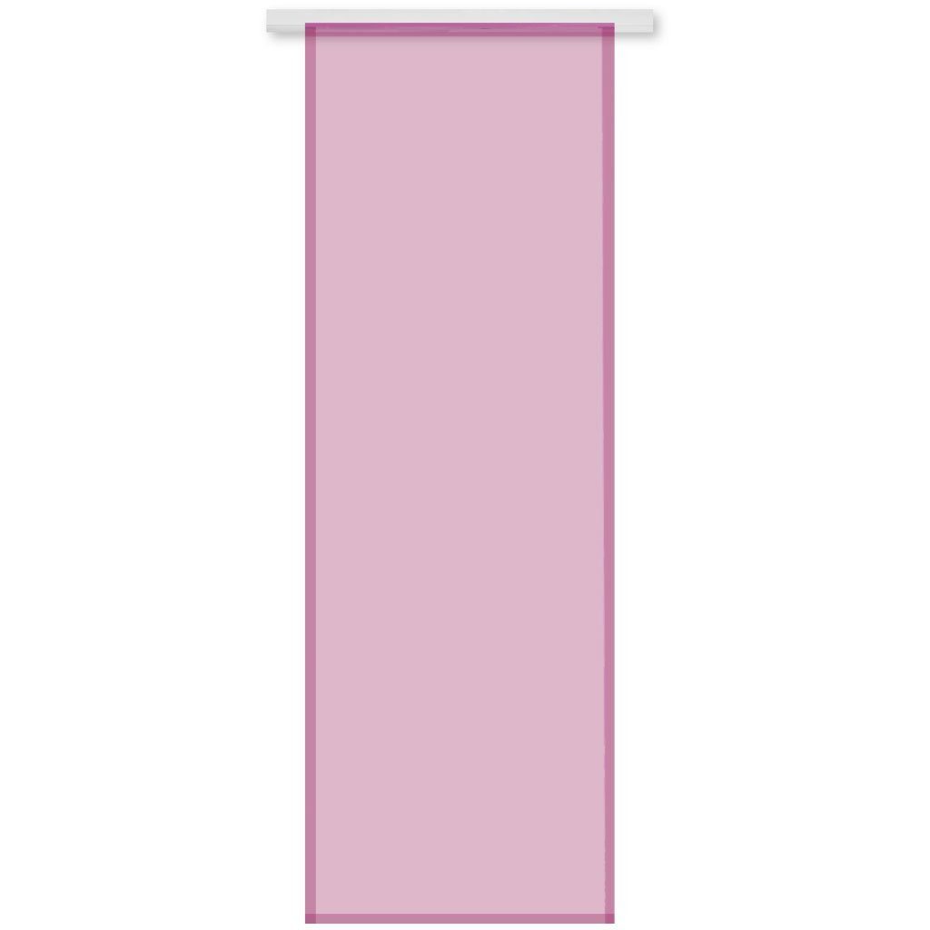 Transparente St), Bestgoodies, Vorhang, Klettband Klettband Schiebegardine 60cm transparent, Microfaser, (BxL), Rot 245cm mit x (1