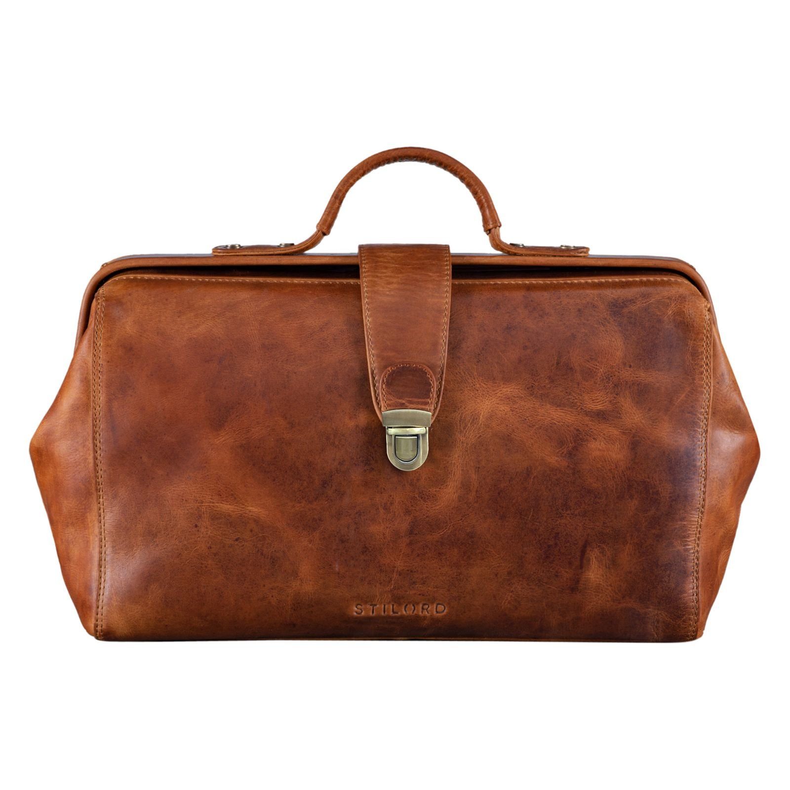 STILORD Aktentasche STILORD "Percy" Arzttasche Leder Vintage