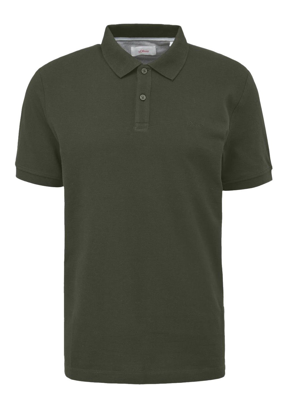 s.Oliver Poloshirt Basic (1-tlg) Poloshirt mit Logostickerei günstig online kaufen