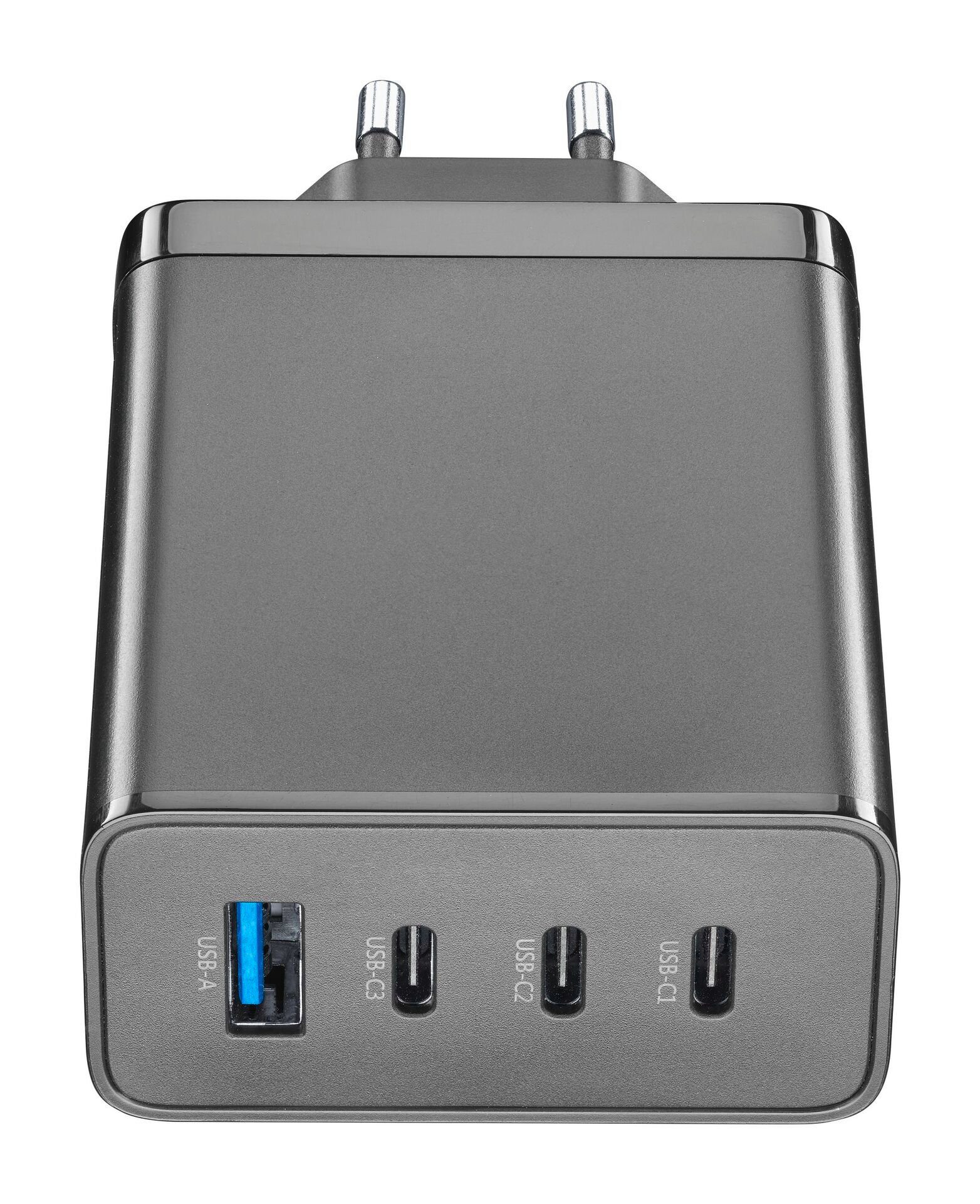 Cellularline Multipower Nano 100W Reiselader 4 Port GaN USB-Ladegerät (Apple iPhone, iPad, MacBook, Samsung Galaxy Tab, S23 S24, Google Pixel)