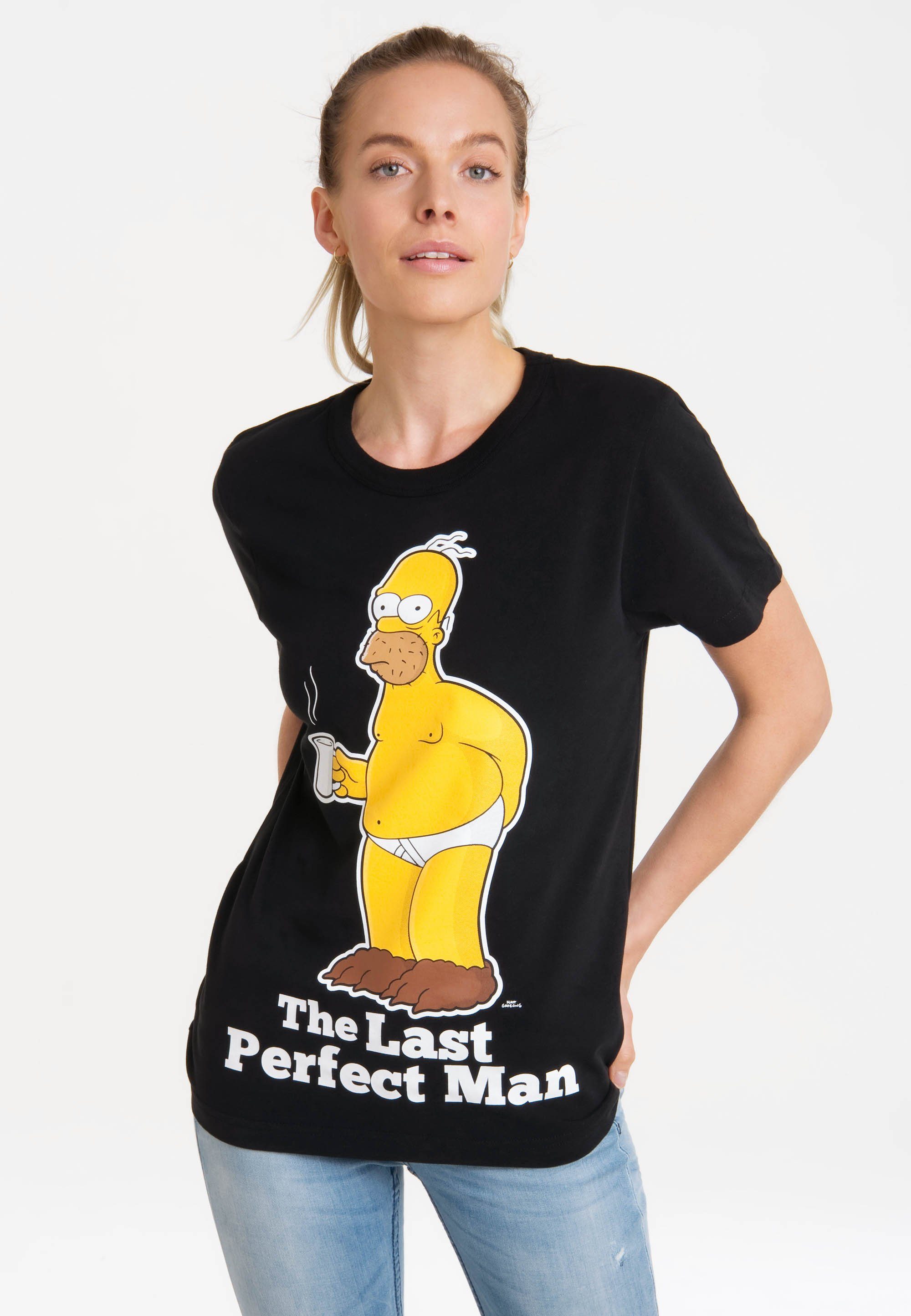 LOGOSHIRT T-Shirt Simpsons - Homer Simpson mit lizenziertem Print