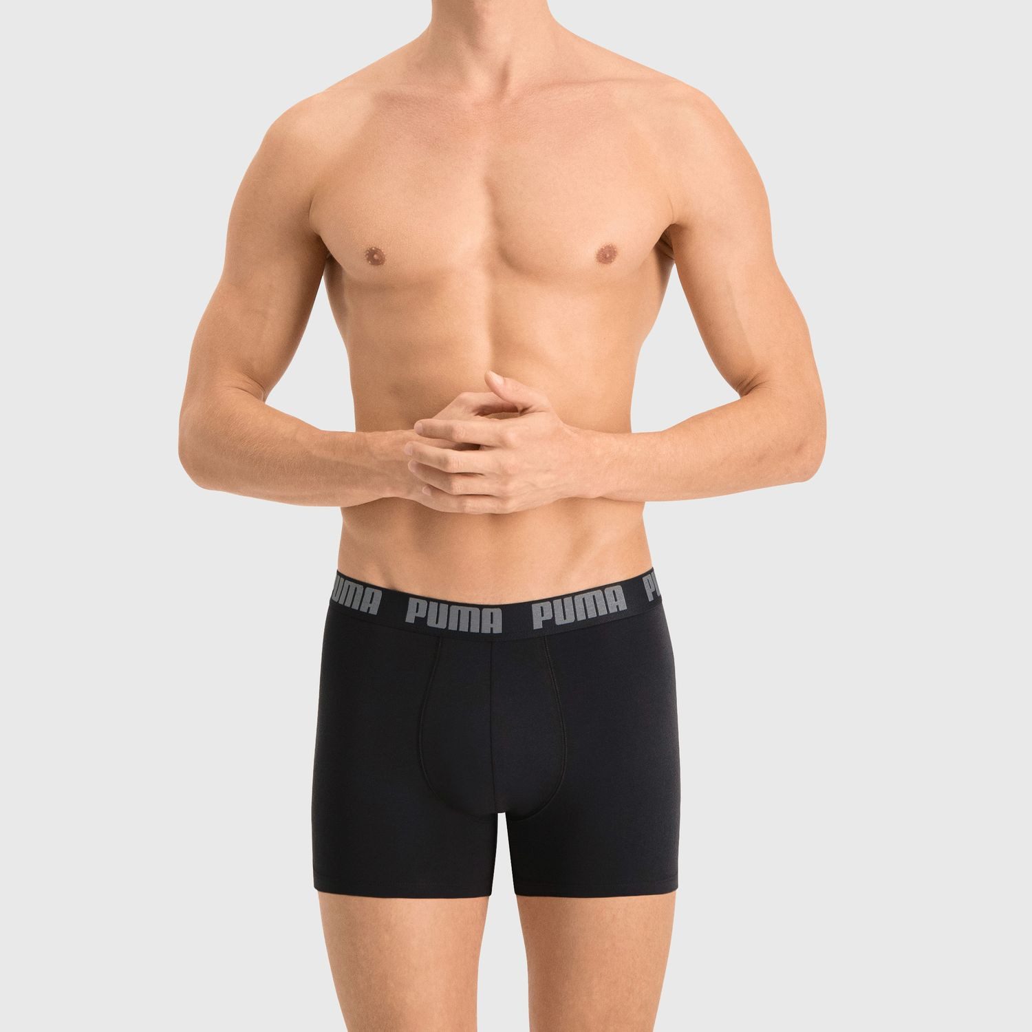 PUMA BODYWEAR Boxershorts Basic (3-St) elastischer Logo-Bund, Baumwollmix, günstig online kaufen