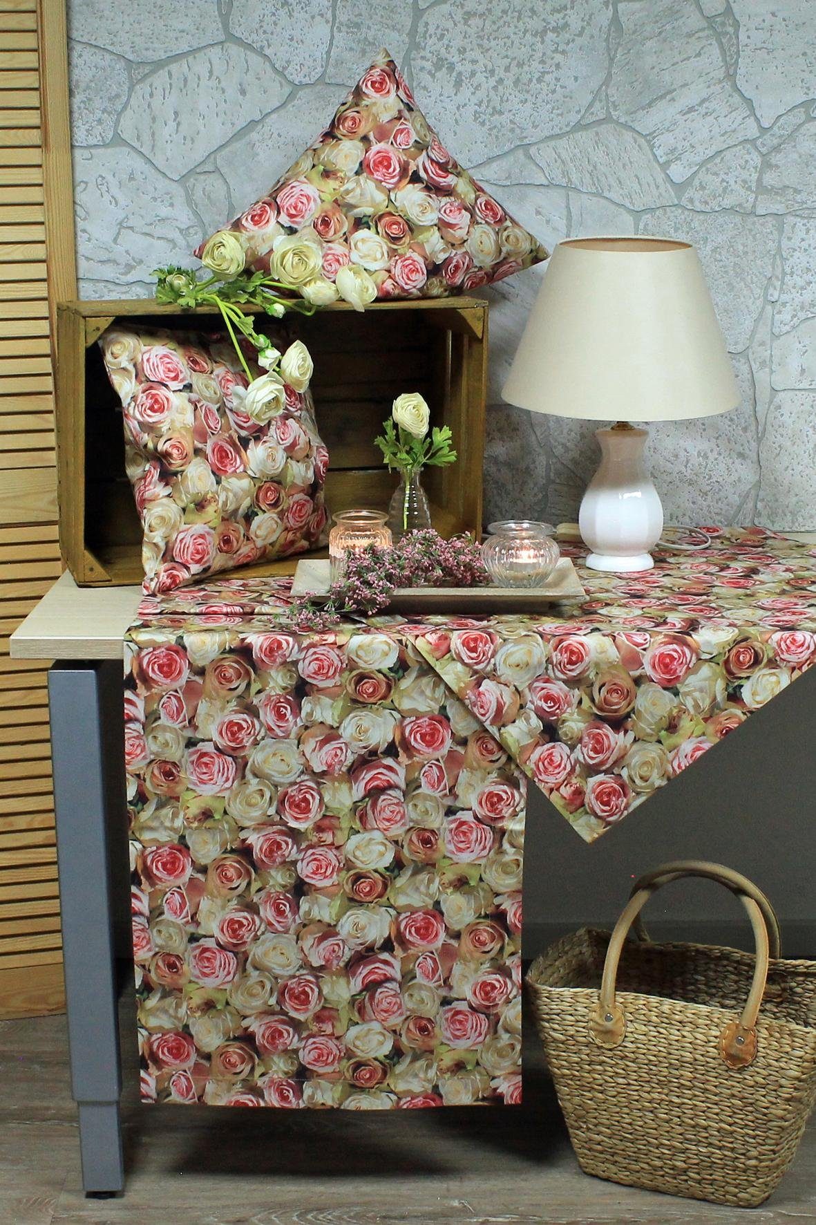 HOSSNER HOMECOLLECTION - (1-tlg) Roses 32452 Mitteldecke