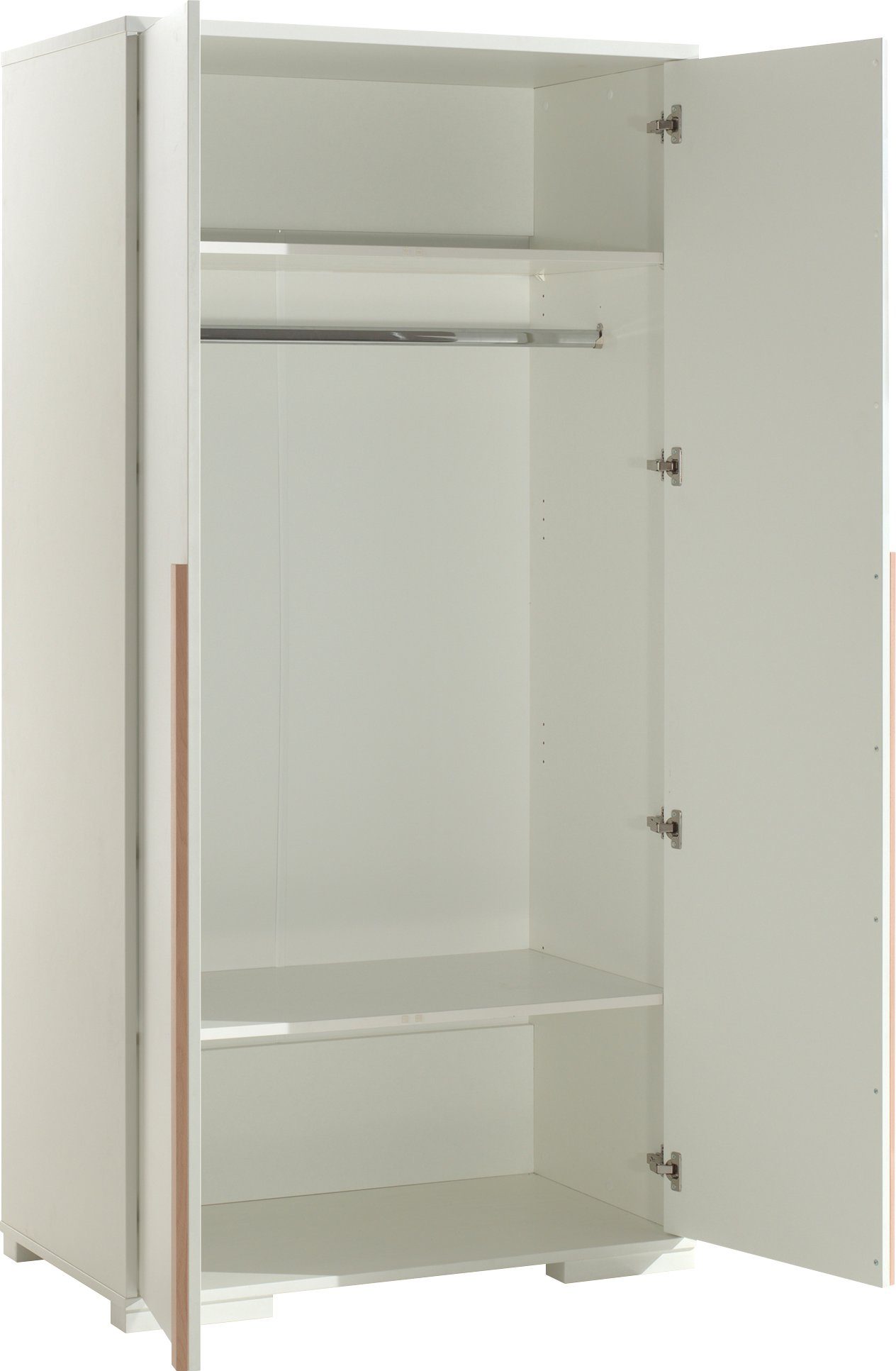 Vipack Kleiderschrank London (Made in Europe) mit Melamin-Oberfläche und Soft-Close