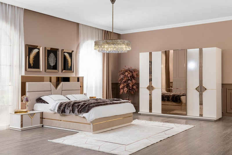 JVmoebel Kleiderschrank Weiß Kleiderschrank Holz Schlafzimmer Modern (Nur Kleiderschrank) Made in Europe