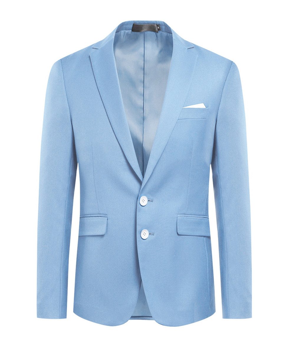 Allthemen Anzugsakko Herren Anzugjacke Slim Fit Sakko Modern Blazer für Business