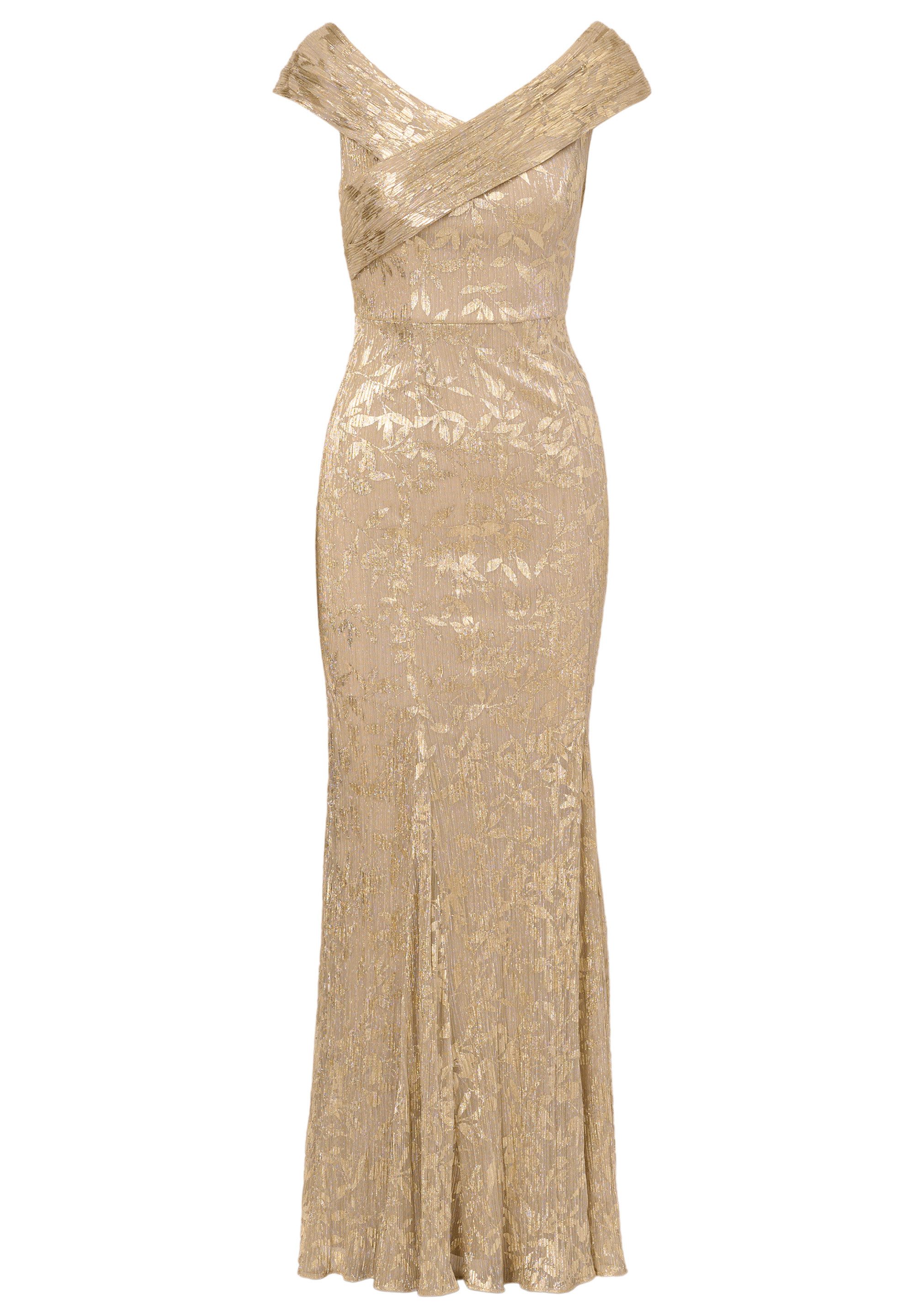 Adrianna Papell Abendkleid Foil Leaf Mermaid günstig online kaufen
