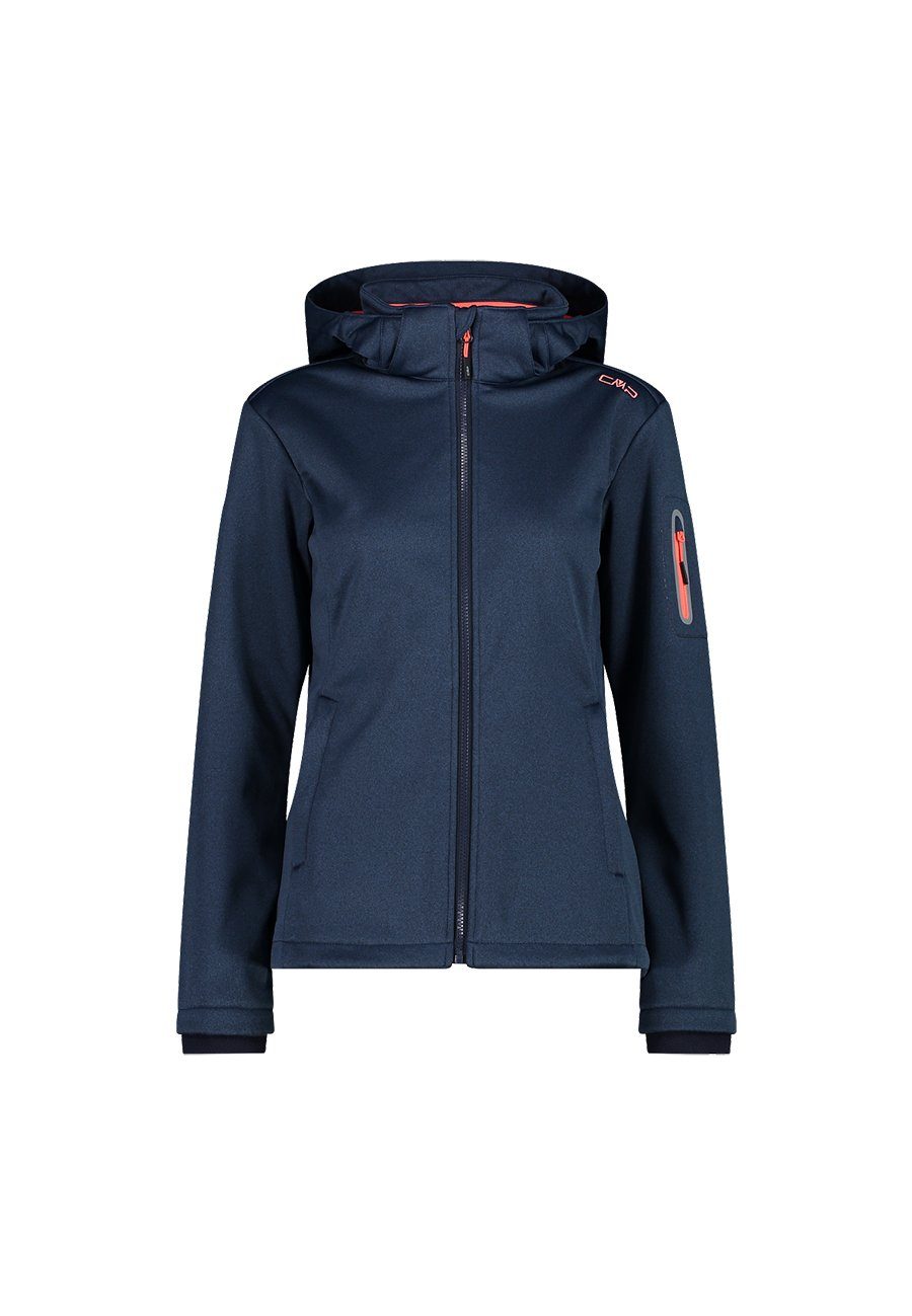 CMP Softshelljacke CMP Damen Softshelljacke mit Innenfleece Kapuze Zi