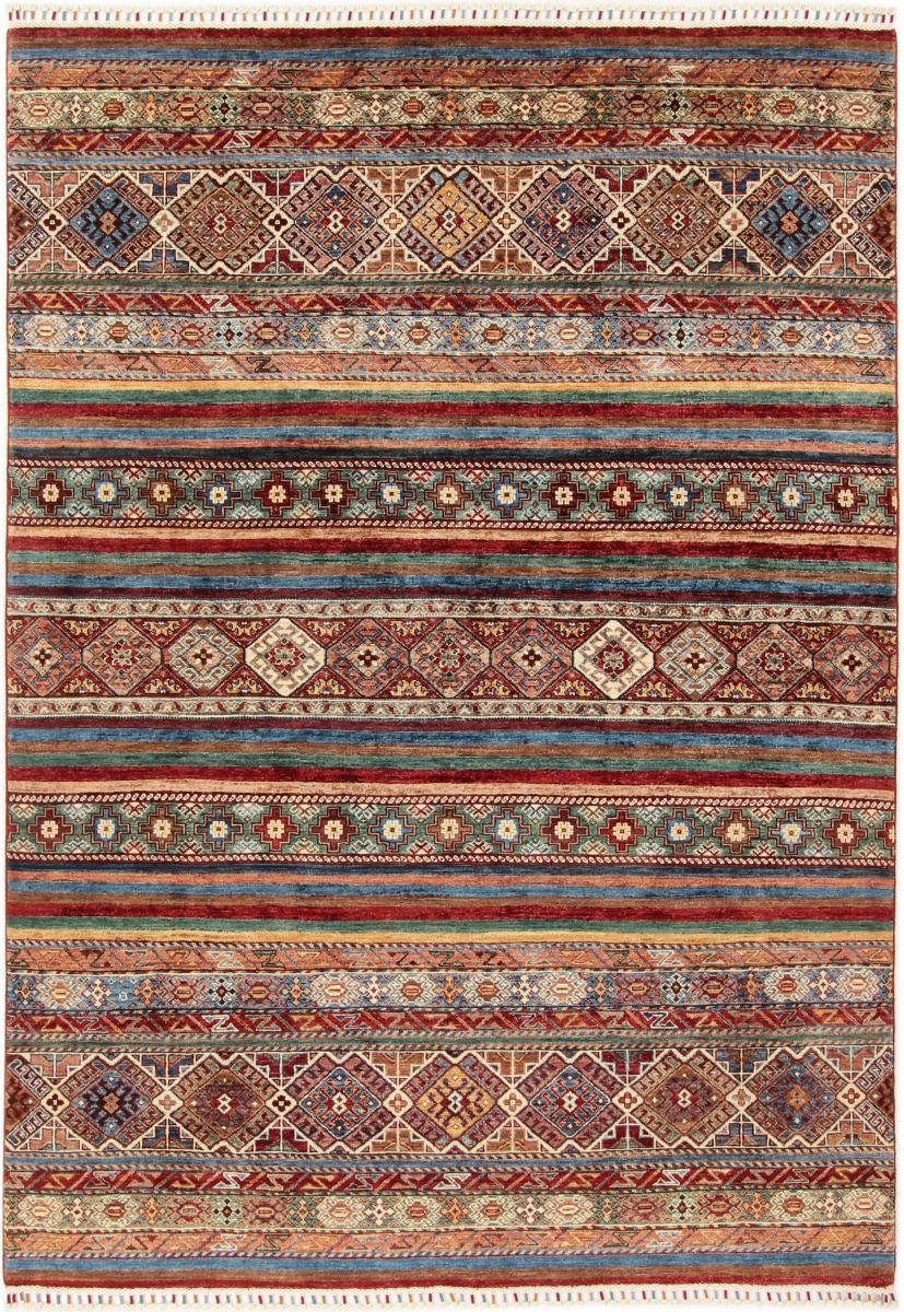 Orientteppich Arijana Shaal 176x241 Handgeknüpfter Orientteppich, Nain Trading, rechteckig, Höhe: 5 mm