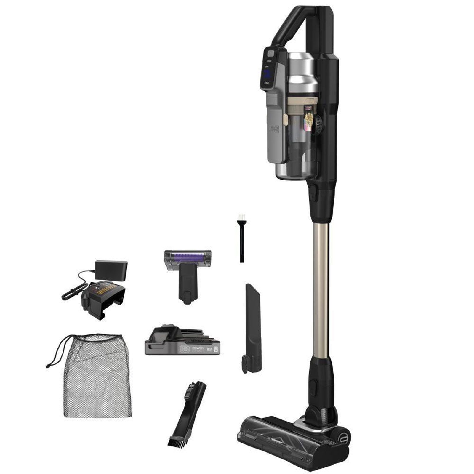 Black + Decker Akku-Hand-und Stielstaubsauger Black + Decker Akku Пылесосы, Kabelloser Akku Пылесосы mit leichtem Design