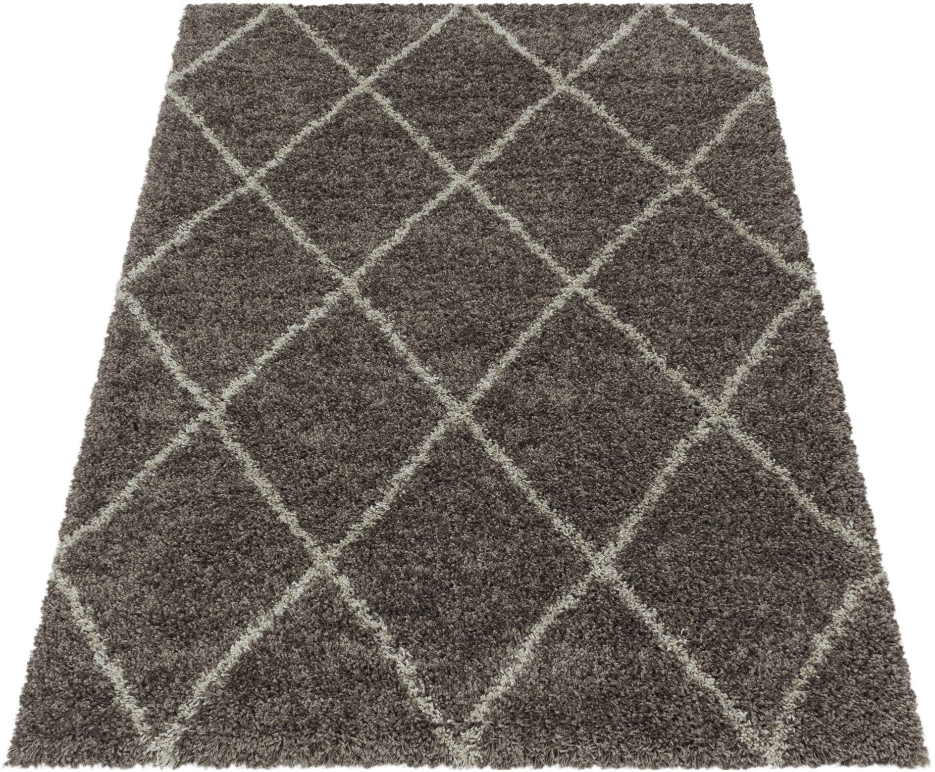 Ayyildiz Teppiche Hochflor-Teppich ALVOR 3401, rechteckig, günstig online kaufen