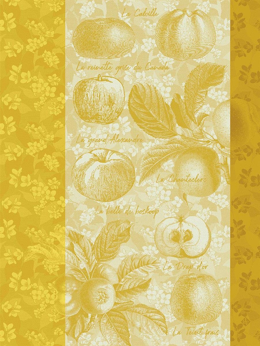 cm, Le 1 Pommes Francais Jacquard Golden 60x80 A x (1-tlg., Croquer Geschirrtuch), Geschirrtuch jacquard-gewebt Geschirrtuch